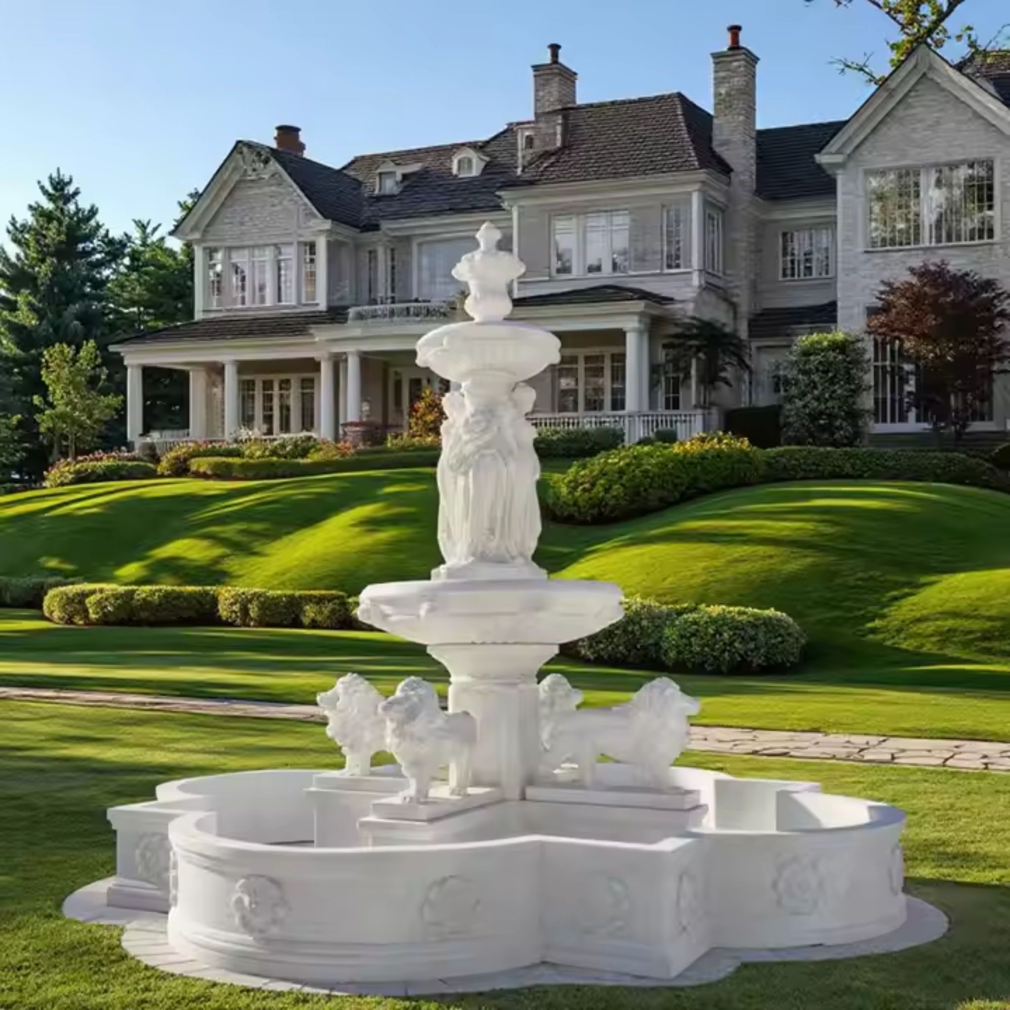 AureliaStone CascadeFlow Fountain