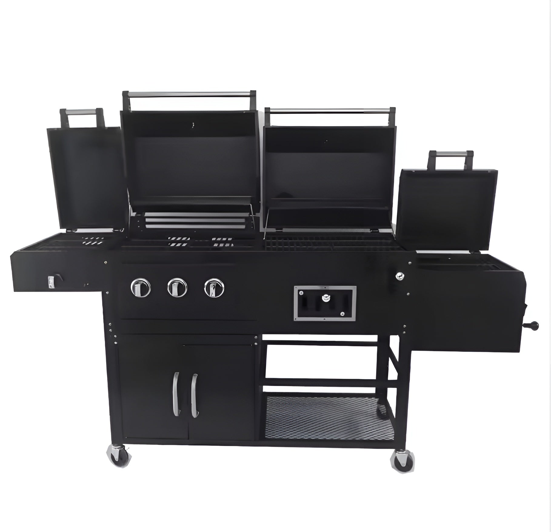 IronForge MegaChef Quad-Zone Grill Center