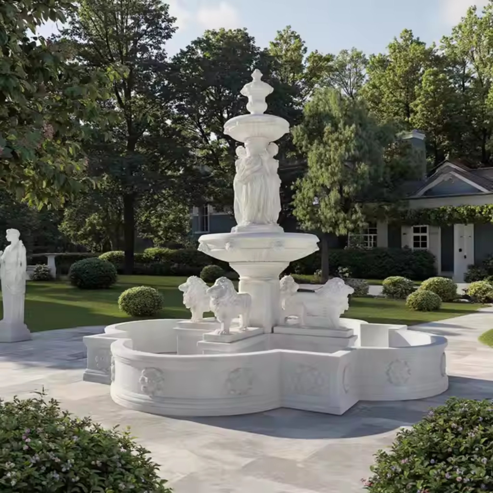AureliaStone CascadeFlow Fountain
